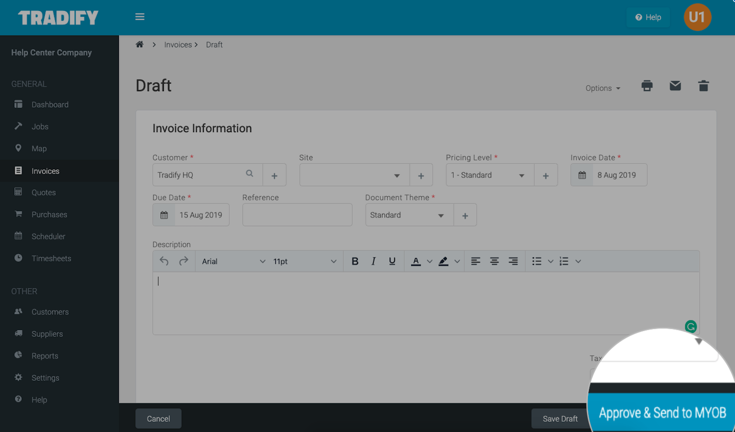 sending-invoices-to-myob-essentials-tradify-help-centre